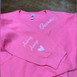 Custom Mom Gigi Granny Grandma Mama Sweathshirt